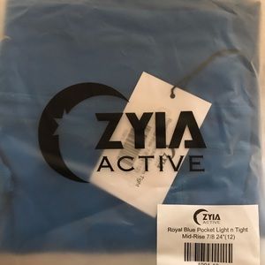 Zyia royal blue pocket light n tight